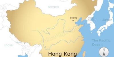 지도의 중국 및 홍콩