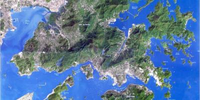 위성지도 홍콩
