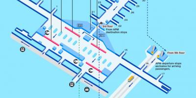 홍콩공항 게이트 맵