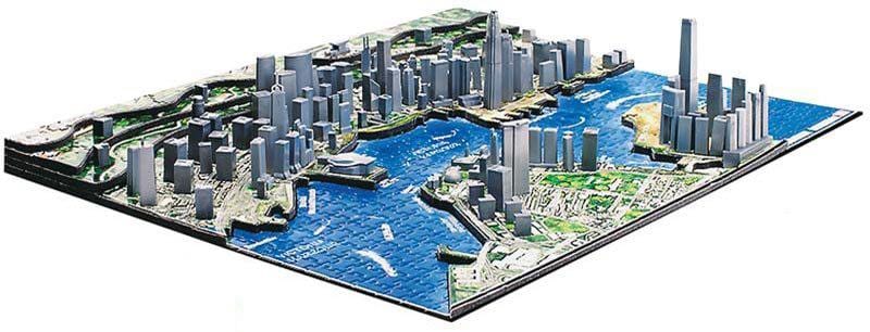 3d 홍콩 지도