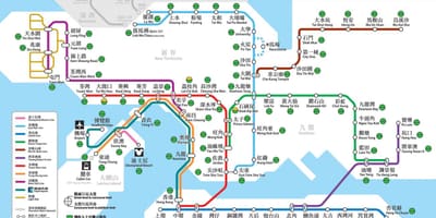 홍콩 bus 지도