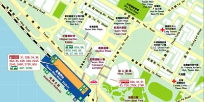 Tsuen Wan West station 지도