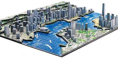 3d 홍콩 지도