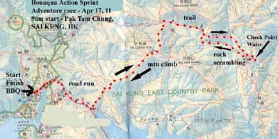 Sai Kung 맵 홍콩